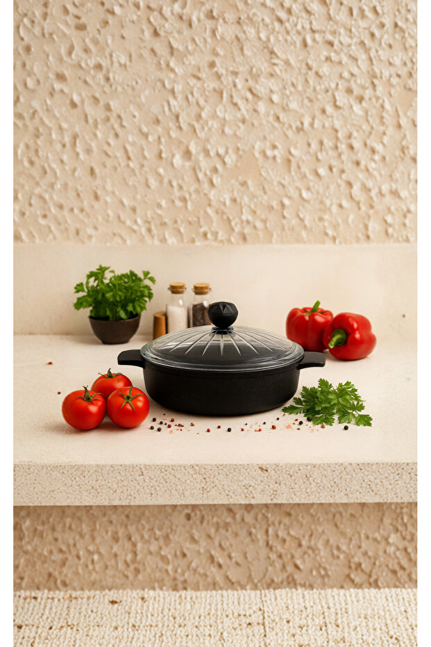 Kristal Basık Tencere 26 Cm - 1