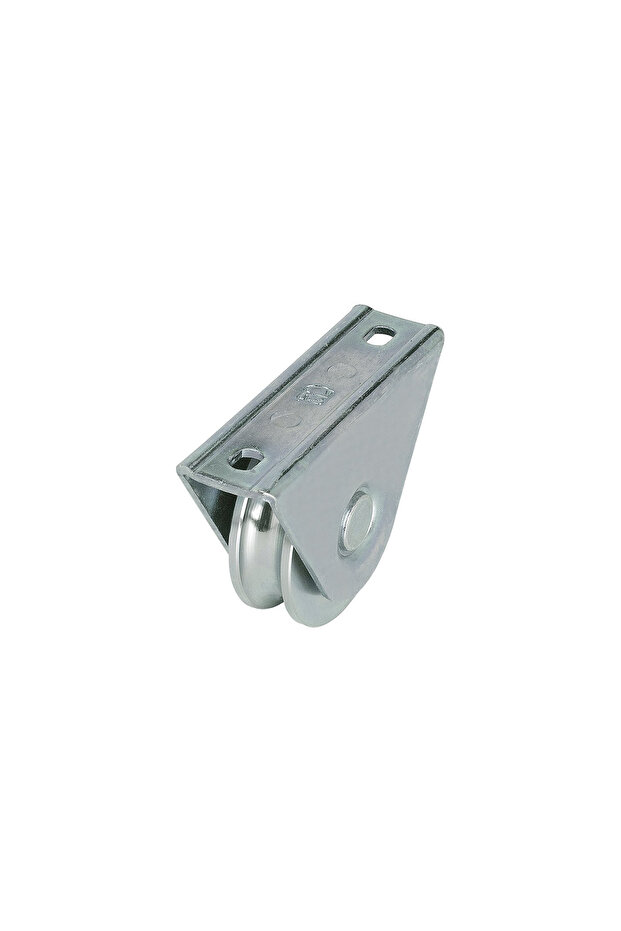 Sliding gate roller, U profile, diameter 80 mm, galvanized - 3
