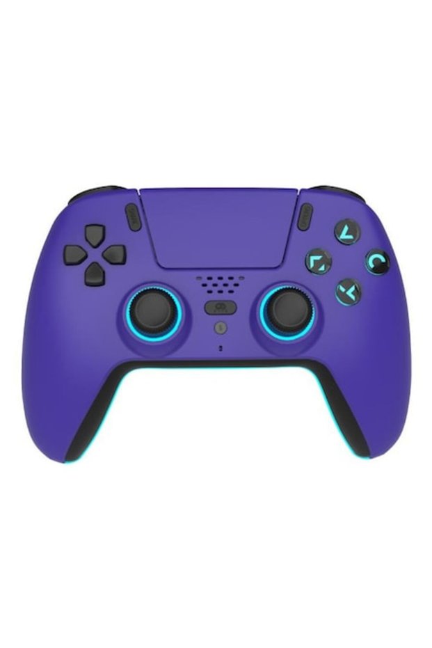 Invaders Wireless Bluetooth Controller, LED, Purple, Compatible with PC/PlayStation 5