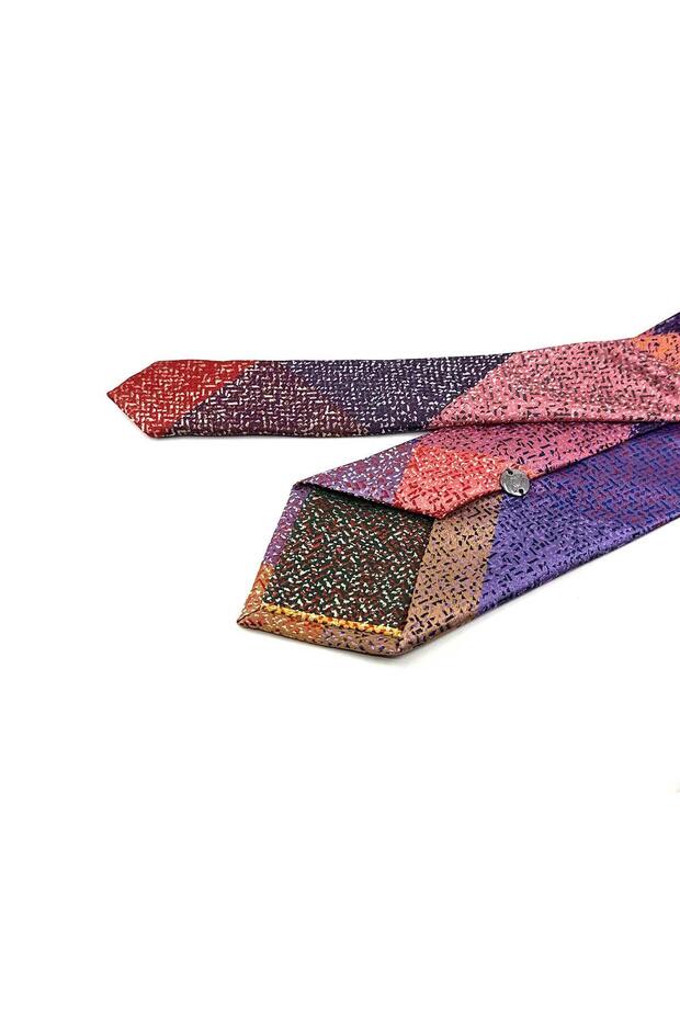 ربطة عنق متعددة الألوان بنمط الرمال KK13228 - 2