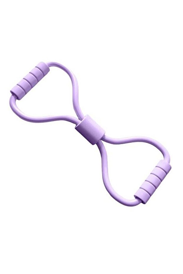 Fairy Purple 8-Shaped Fitness Elastic Band Shoulder, Chest & Back Exercise Rope