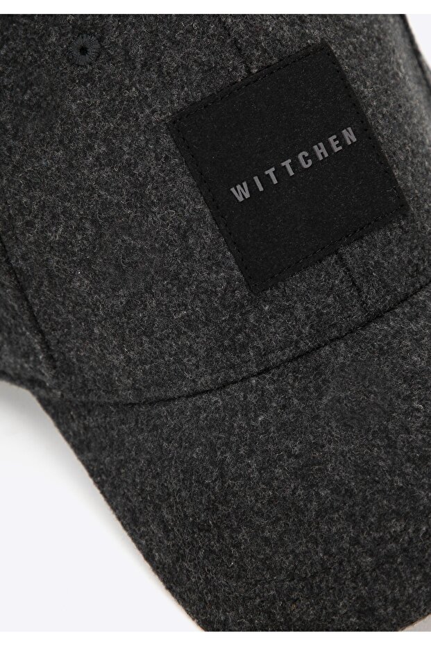 Men's Baseball Cap with Patch, Black Polyester - 4