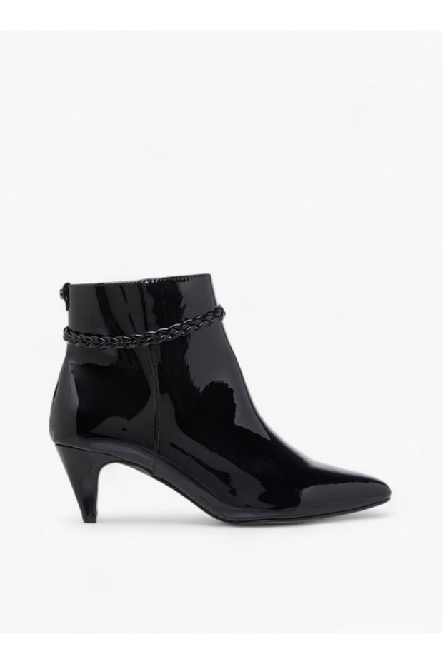 Women Braided Accent Ankle Boots