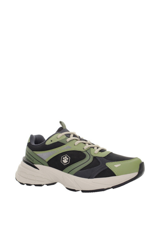 Men MONEY Panelled Lace-Up Sneakers