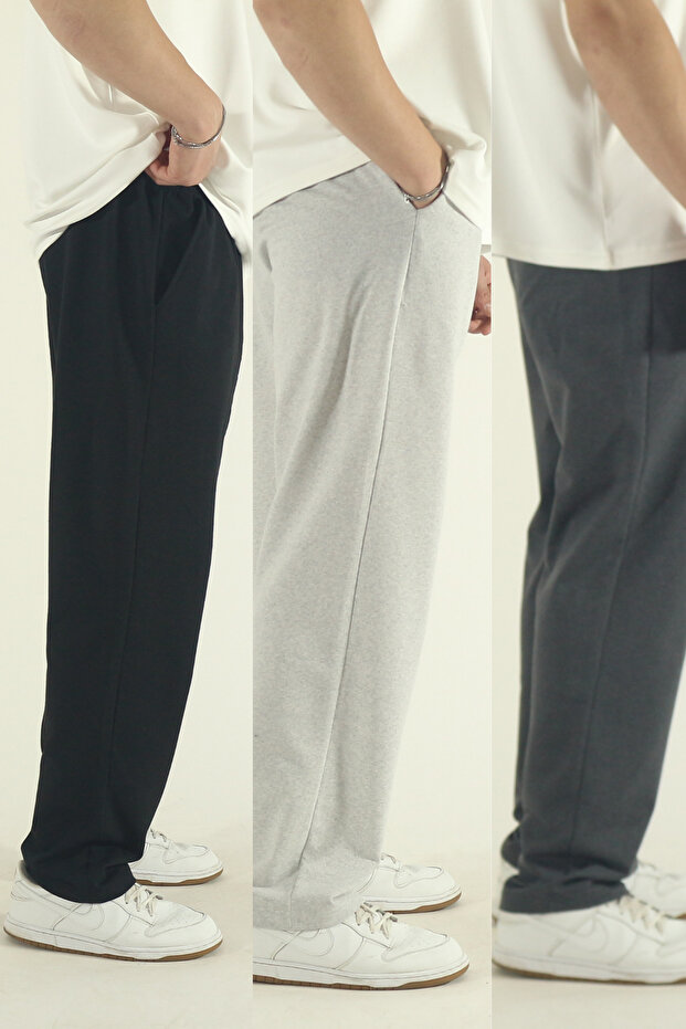 Men's Baggy Style Oversized Relaxed Fit Wide Leg Sweatpants