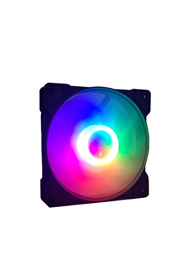 12cm Internal Compatible Rainbow Led Fan Molex 4 Pin Socket Fan