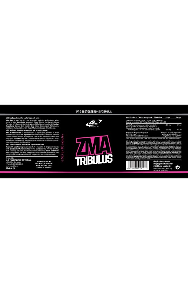 ZMA Tribulus - 4