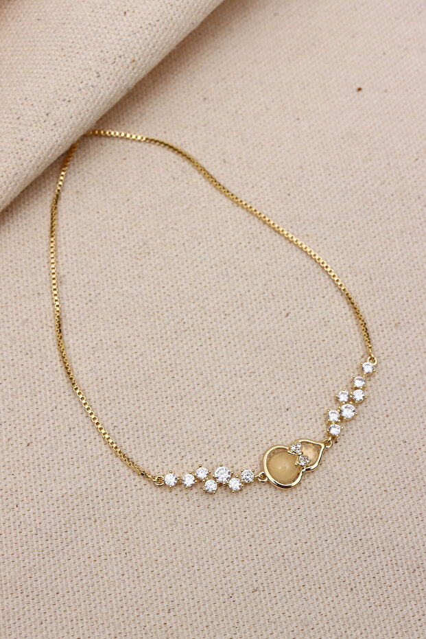Zircon Stone Gold Color Vip Bracelet