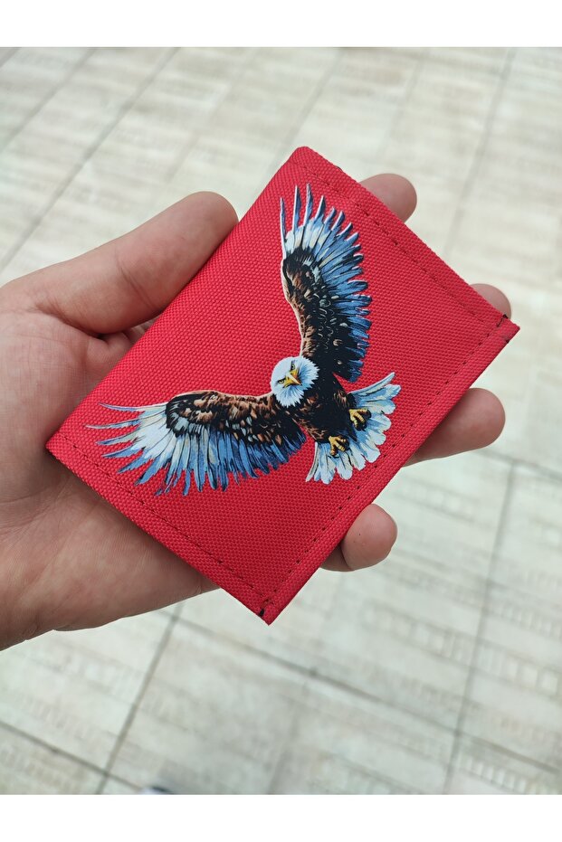 Sports Wallet, Unisex Wallet with Velcro, Zipper, Keychain, Coin Compartment, Fabric Wallet