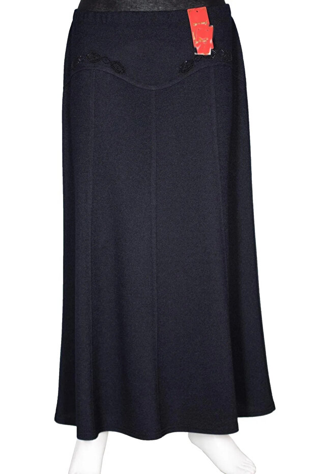 Women's Tuğçe Winter Corsage Stone Unlined Skirt