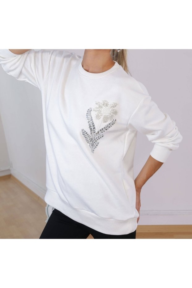 Embroidered Women's Sweatshirt