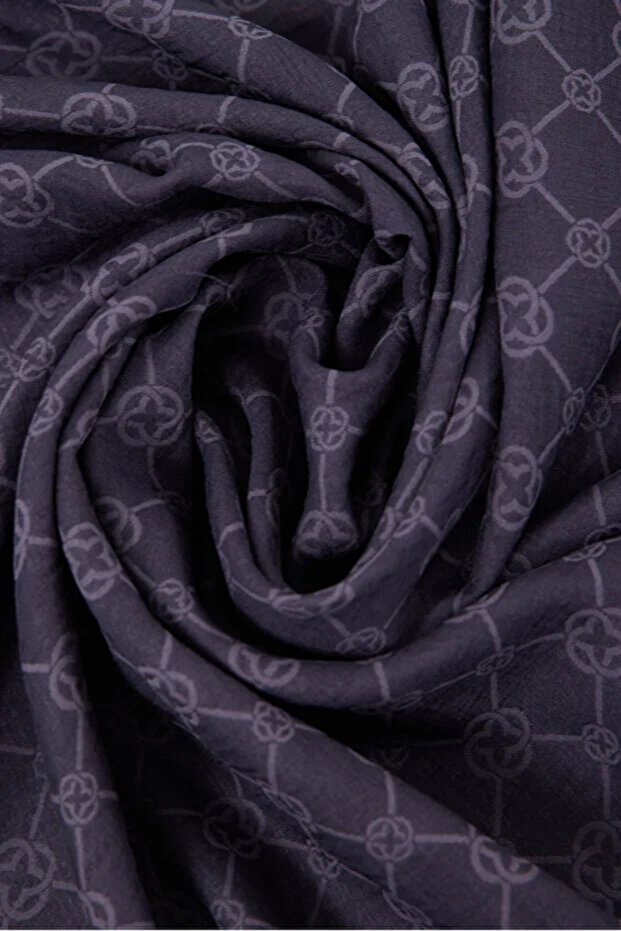 Elegance Monogram Polyester Şal - 1090100-975 - 4