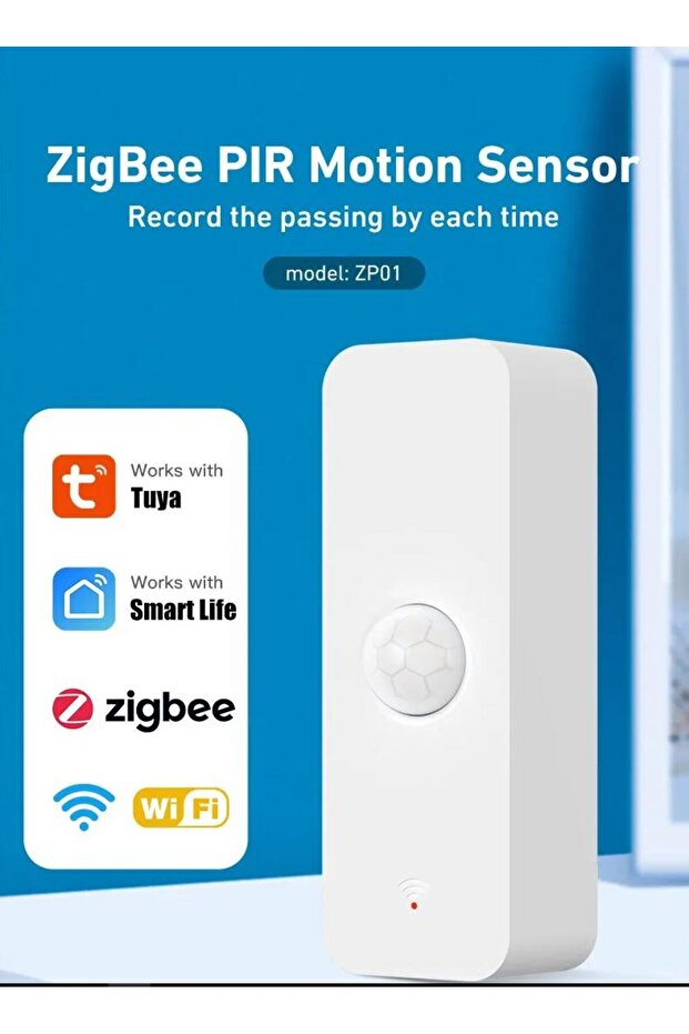 Smart Home Set — Hub (WiFi/Zigbee/Bluetooth), Motion Sensor, Vibration Sensor, SOS - 6