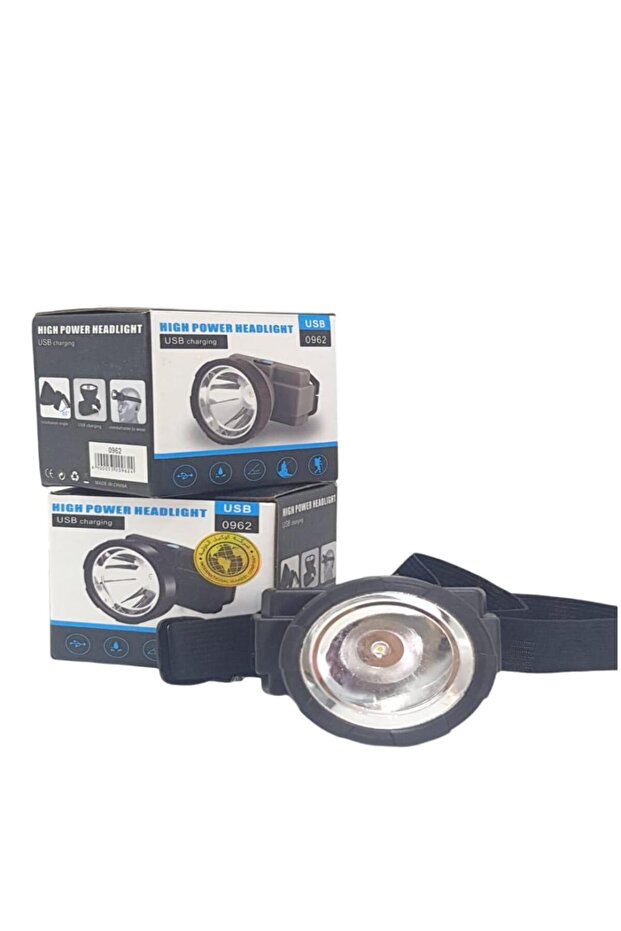 كشاف راس LED قابل لاعادة الشحن 962