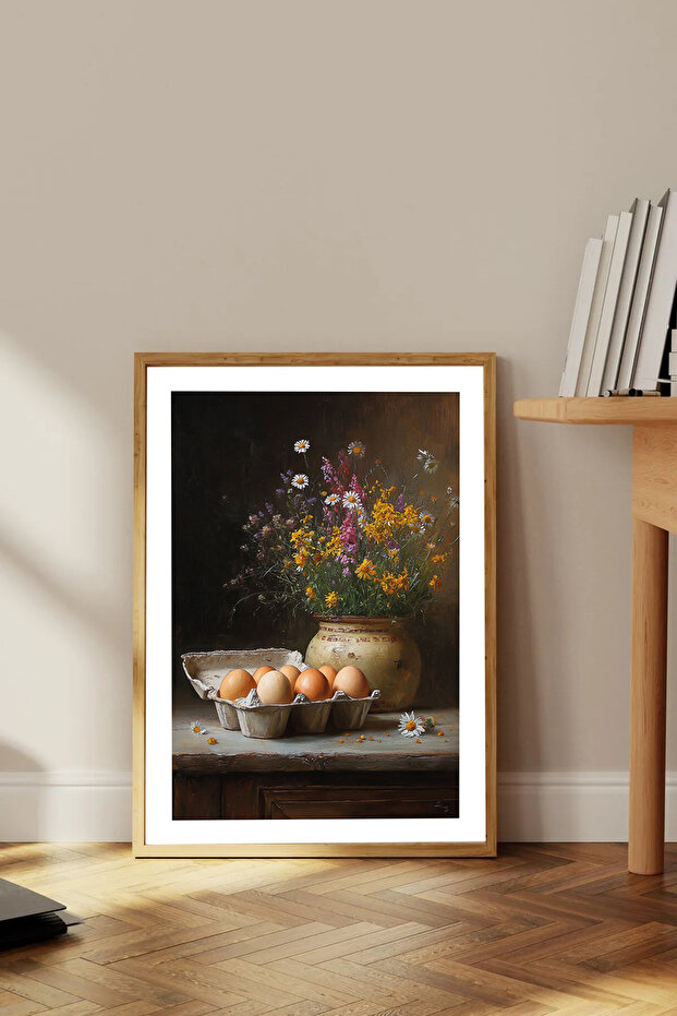 One Piece Wooden Framed Living Room Hall Kitchen Painting Tk1787