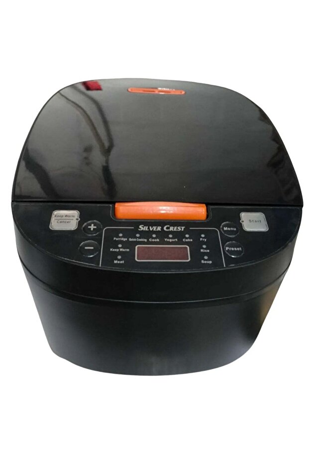 TK-208 Electric Rice Cooker 700W - 5L Multifunctional Non-Stick Digital Steamer Black