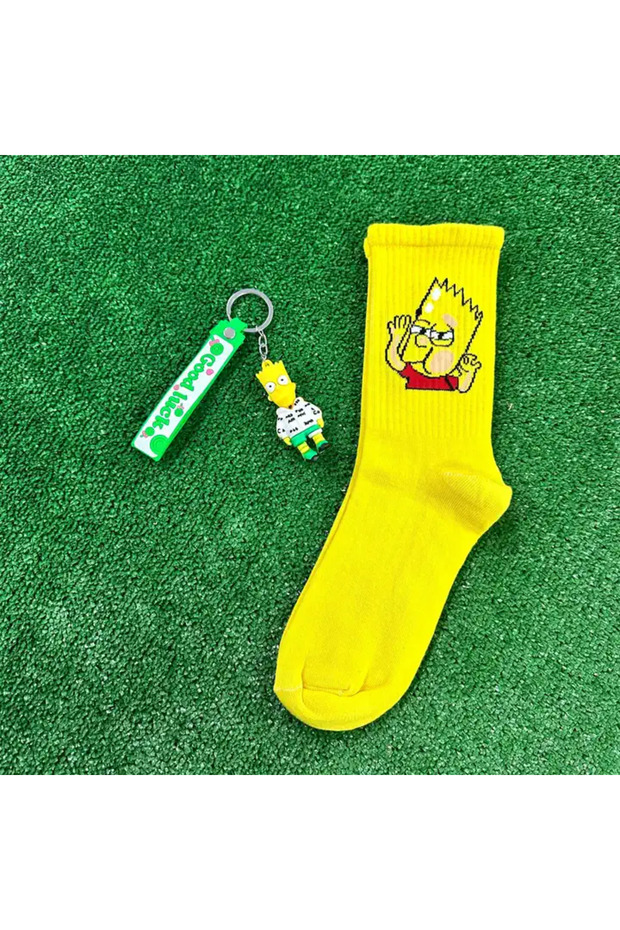 Bart Socks & Keyring Set - 1