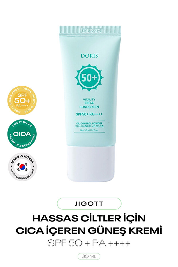 High Protection Sunscreen for Sensitive Skin Doris Vitality Cica Sunscreen Spf 50