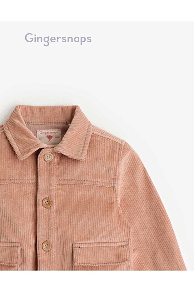 Boys' Button-Front Jacket with Pockets - 3