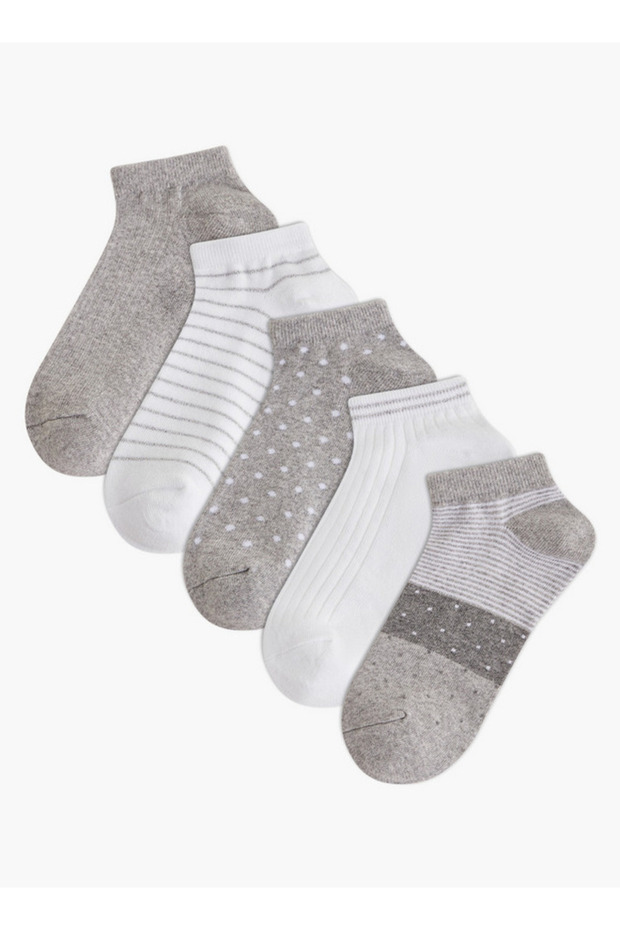 Pack of 5 Ankle Length Cotton Socks