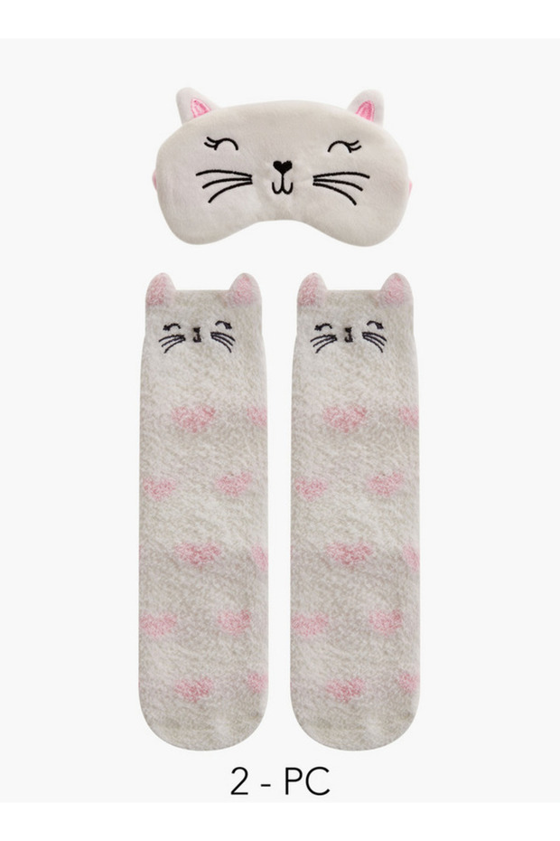 جوارب مع قناع للعين - 1