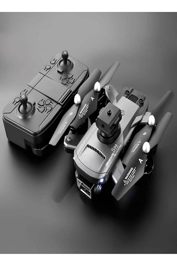 طائرة بدون طيار S99 مزودة بأربعة اتجاهات لتجنب العوائق، وكاميرا مزدوجة، وتصميم قابل للطي، وتدفق بصري، وطائرة رباعية المراوح تعمل بالتحكم عن بُعد - 2