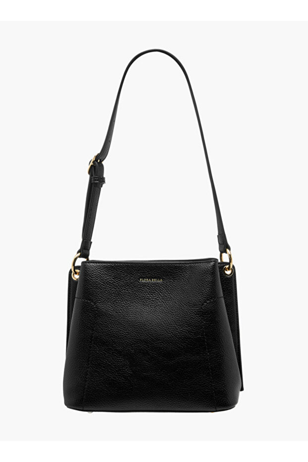 Solid Shoulder Bag with Adjustable Strap - H 20 x W 23 cms