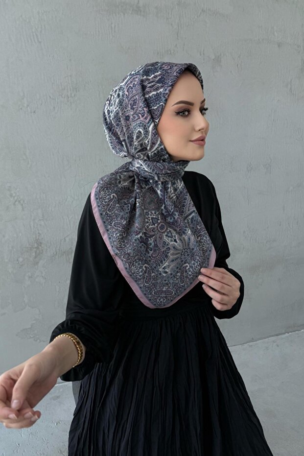 Lila Yaren Bohemian Modal Silk Scarf