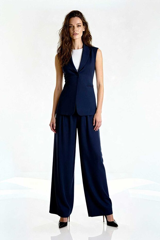 Bel Lastikli Regular Pantolon - 1