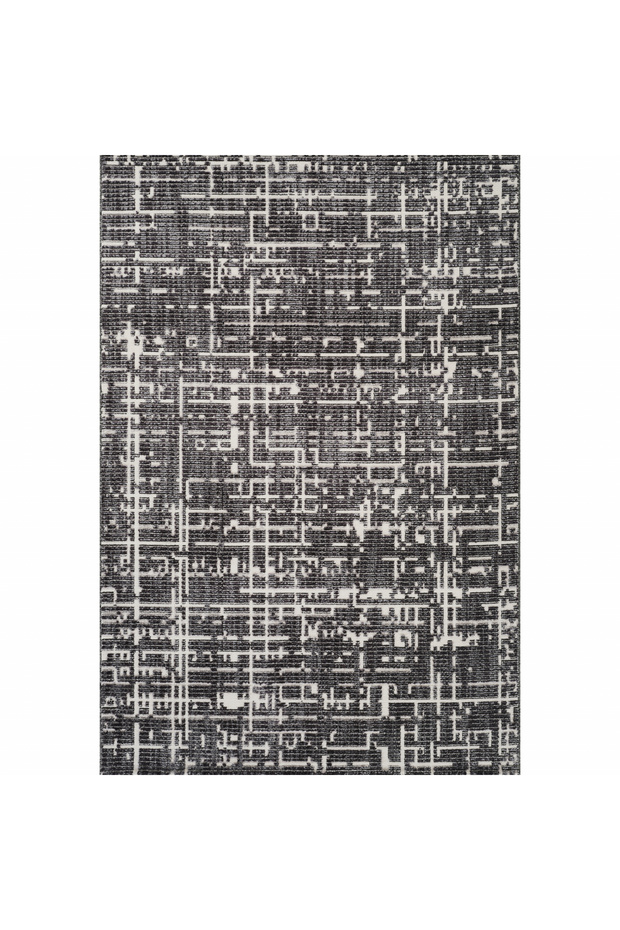 7/24 İskandinav Sten Antrasit Salon Mutfak Halısı Yolluk - 2