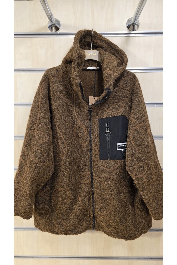 نمط حياكة سترة من اللباد - 1