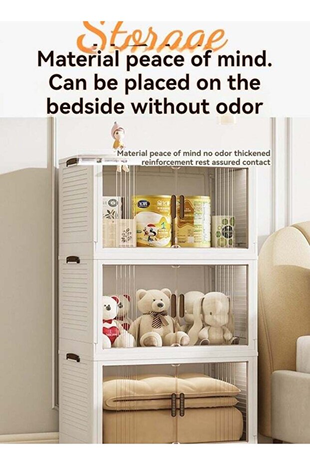 3-Collapsible Storage Bins, Multi-Purpose Folding Storage Containers for Home and Office - 8