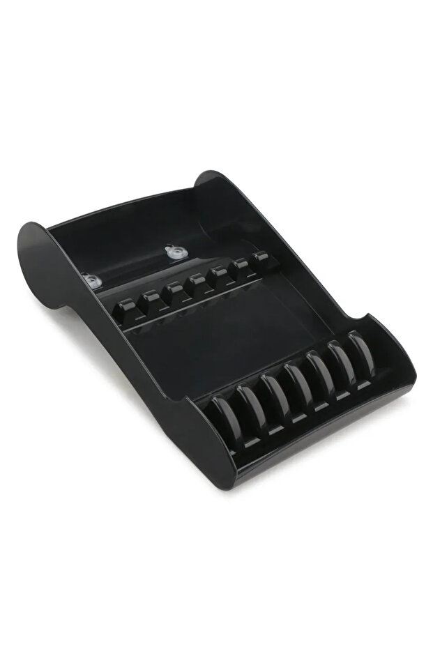 black Barber Scissors Storage Rack Salon Scissors Holder Container Professional Hair Cutting Shears