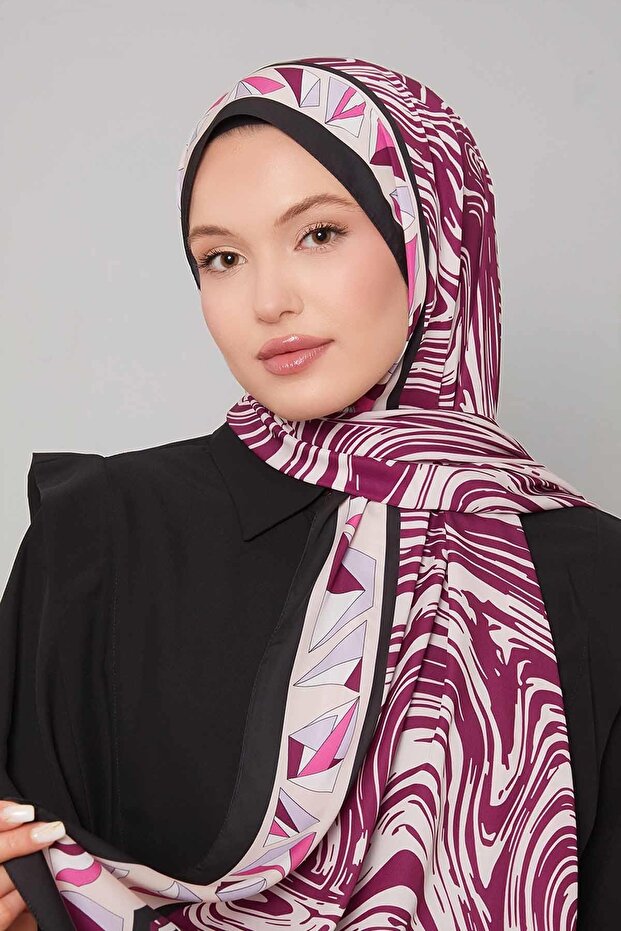 نمط الزيبرا البرقوق شال النادي