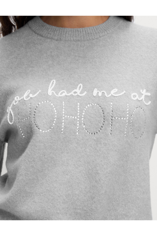 Yünlü Sloganlı Kazak - 4