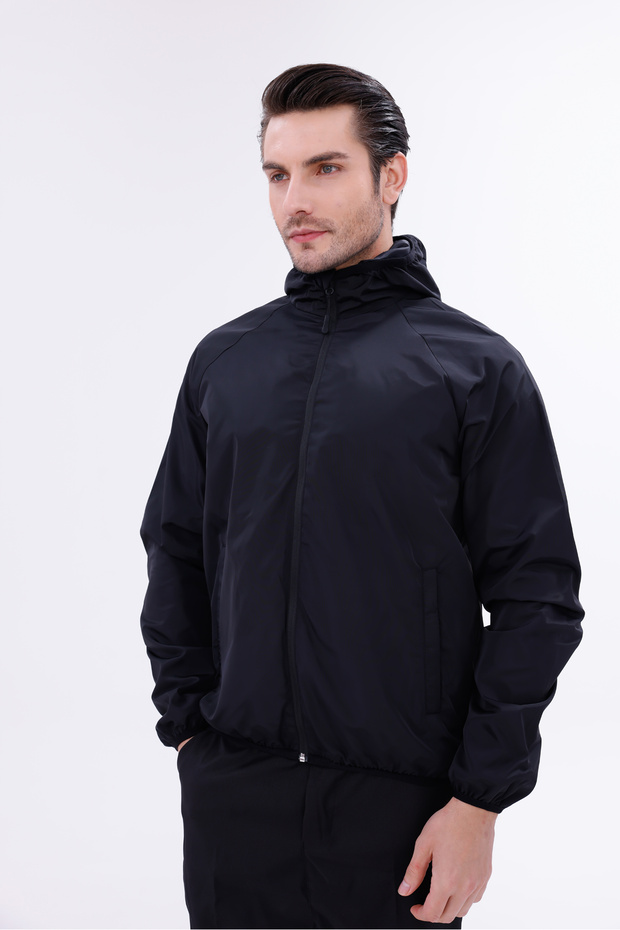 - Water Repellent, Windproof, Sport Comfort Fit, Hooded , Raincoat Rbm-200