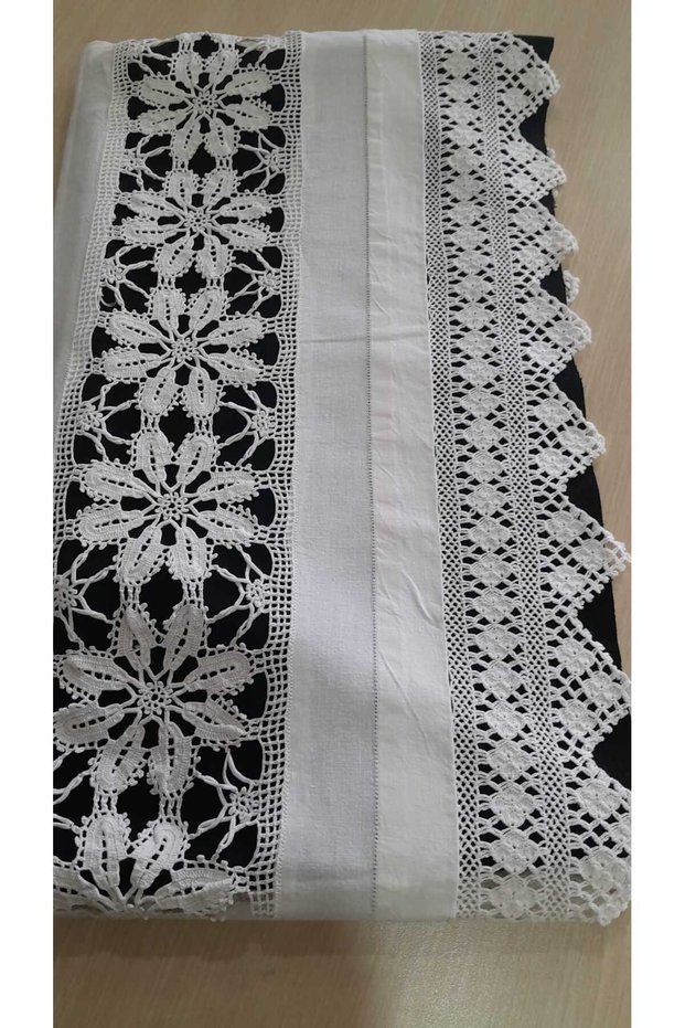 100 X 200 Cotton Yarn Crocheted Skirt/Handwork/Clothing Processing/Vintage