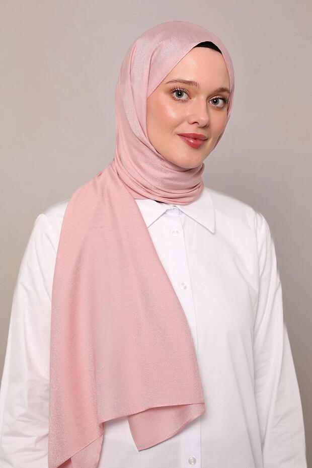Pudra Simli Bodrum Şal - 2