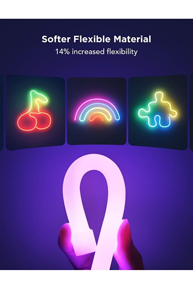 Neon Rope Light 3m RGBIC Neon LED Strip, Shape Mapping, Works with Matter, Alexa & Google - 8