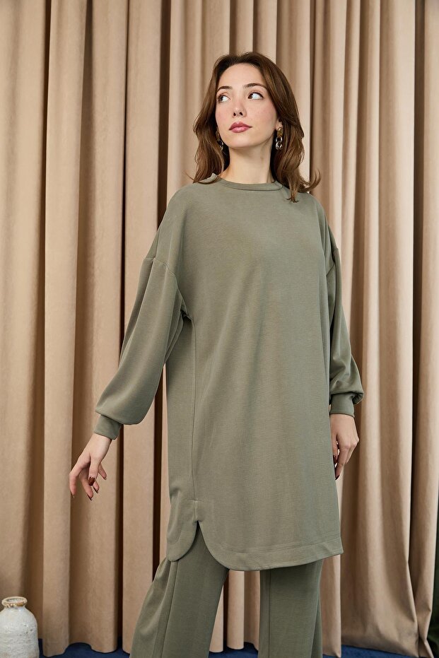 Kadın Oversize Basic İkili Takım -14405TKS - 1