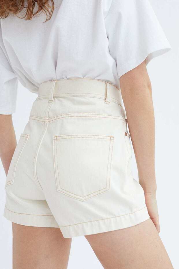 Summer Button-Front Shorts - 3
