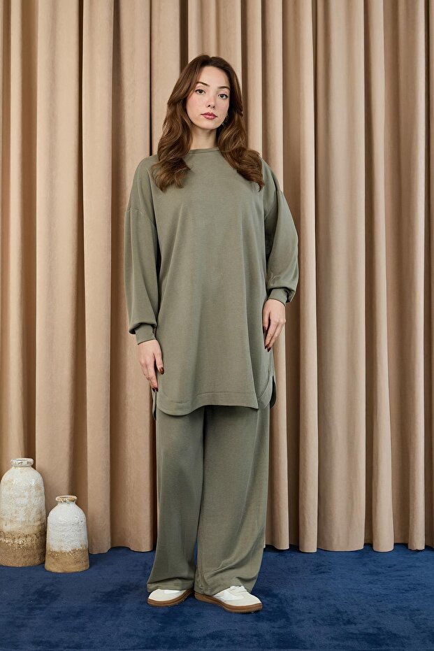 Kadın Oversize Basic İkili Takım -14405TKS - 2