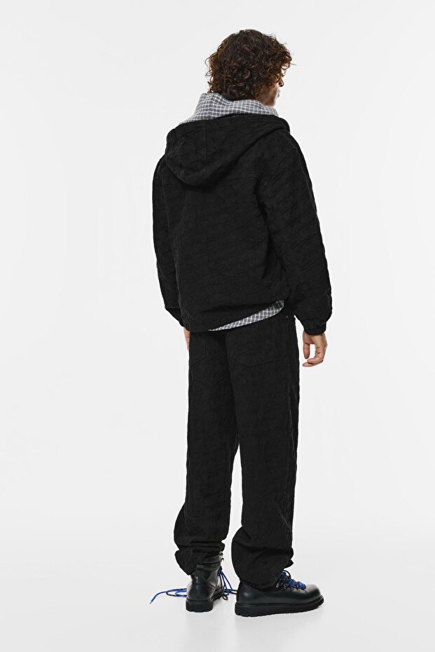 Jakarlı relaxed fit baggy jean - 3