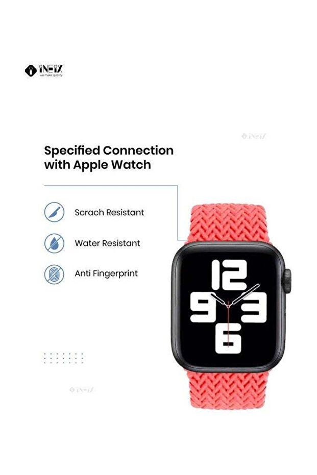 حزام بديل مضفر قابل للتمدد بحلقة منفردة لساعة Apple Watch - 5