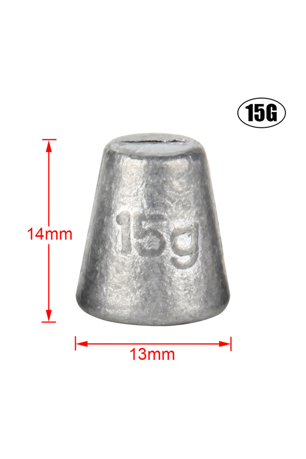 3pcs 15g Spinpoler Multi Depth Screw System Sinker Weight 5g 7g 10g 15g 20g Jig Head For Soft Lure B