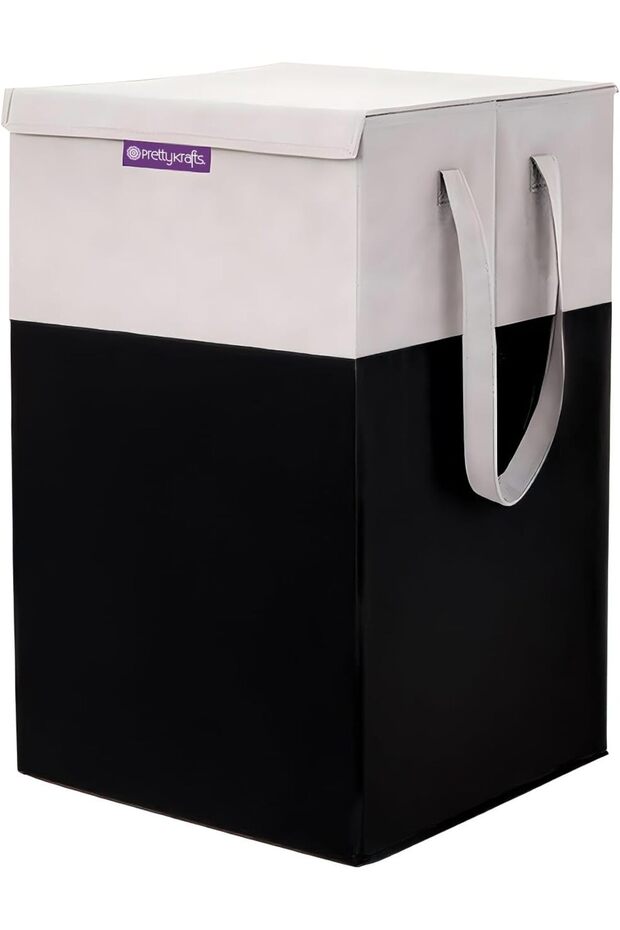 Large Rectangular Non-Woven Laundry Basket - 1