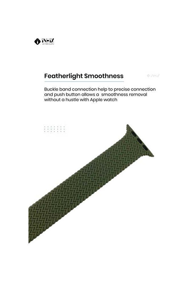 حزام بديل مضفر قابل للتمدد بحلقة منفردة لساعة Apple Watch - 2