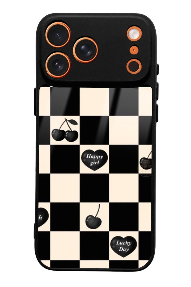 iPhone 17 Pro Max Happy Girls Design Glossy Phone Case