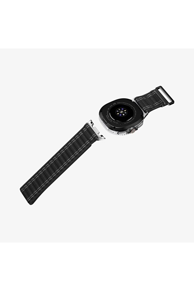Galaxy Watch 8 (46mm) & Watch 8 (44mm) & Watch 8 (40mm) Kordon Kayış Band WBF0 Black - AMP10153 - 3