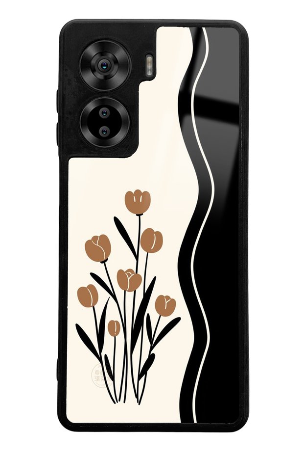 Casper Via X40 Glossy Phone Case with Floral Motif Design